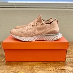 Nike Epic React Flyknit 2 Rose Gold Pink Mens 13